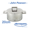 Saucepan Demeyere JOHN PAWSON luxe design series with 20cm diameter  all fire including INDUCTION - stainless steel 