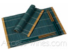 Bamboo placemats set BLUE-GREEN for 2 persons with 2 pairs of matching chopsticks  brand THYPHOON - sets: 40x30cm and chopsticks: 27cm 