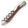 Corkscrew Ch�teau Laguiole waiter - Amourette wooden handle - leather case 