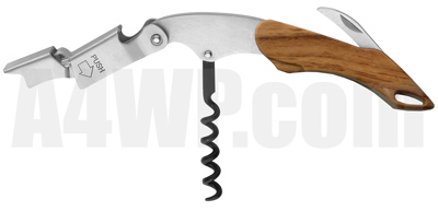 Premium corkscrew wood imitation handle