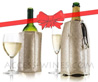 Carton de 6 coffrets VACUVIN RAPID ICE rafra�chisseurs vin et champagne avec d�cor Platinium 