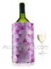 VACUVIN RAPID ICE WINE COOLER for wine bottles  PINK DIAMOND d�cor 
