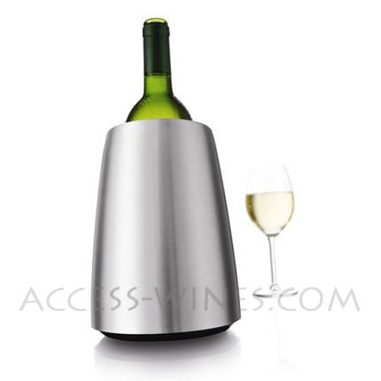 VACUVIN - Rapid ice-buckets Prestige for wine bottles, brushed stainless steel