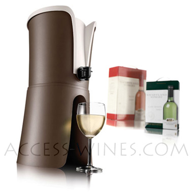Rafraichisseur De Bouteille Decor Vin Blanc - Vacu Vin - 38814 - Jumpl